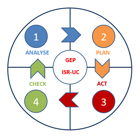 Figure 1: Four-step Methodology adopted by the Ethics and gender equality working group of ISR-UC